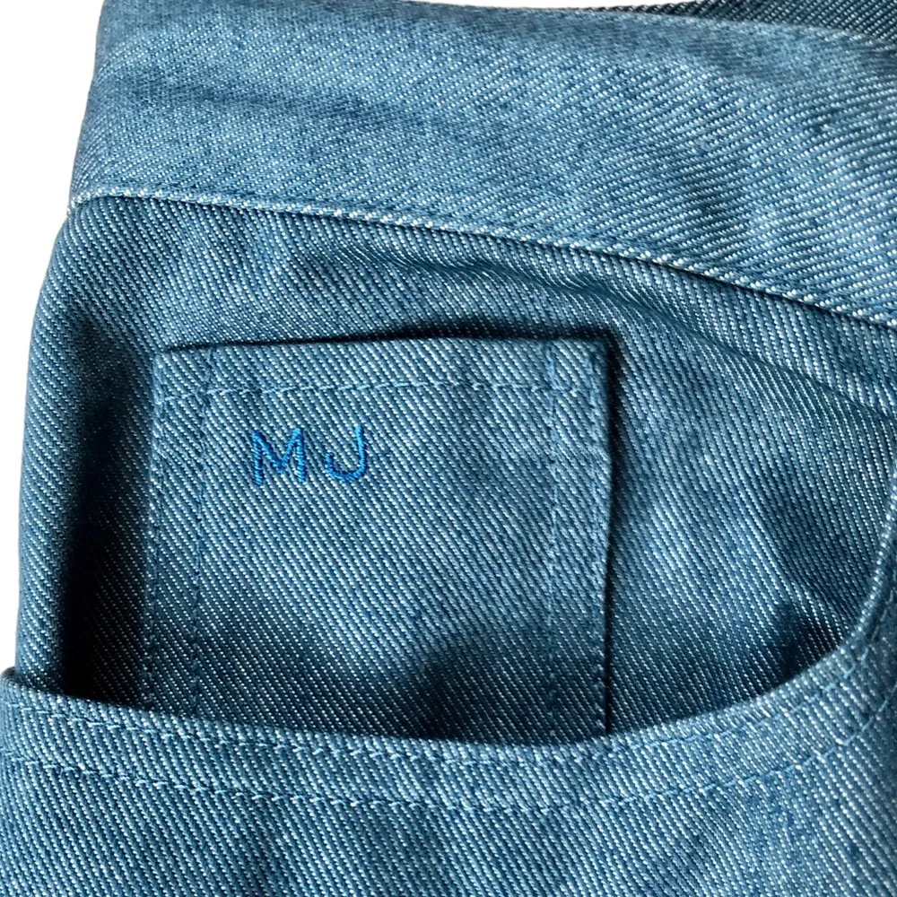 Marc Jacobs Light Blue Straight Leg Trouser Jeans 33L - Picture 6 of 9